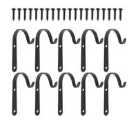 Beaupretty Lot de 10 Sets de Sets de Supports de Jardinières en Fer Noir Multifonctionnels et Stables pour Plantes Suspendues, pour Décoration Extérieure Simple et Polyvalente