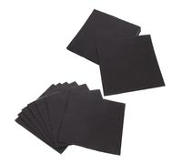 Beaupretty Lot de 60 Serviettes en Papier Noires Jetables Résistantes la Déchirure pour Fête et Événements Spéciaux, Réutilisables, Taille Pratique pour Cocktail