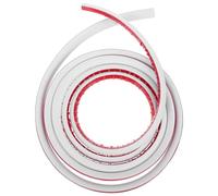 Beaupretty Moulure de finition de, Moulures de finition de sol de salle de bain, PVC blanc, 1 rouleau, couvre les espaces de joint, pour angles de mur et plinthes de salle de bain