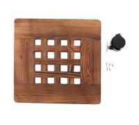 Beaupretty Plateau à roulettes pour Pot de Fleurs, Support Mobile en Bois | Bois et Plastique, Marron, Forte Capacité Portante, Protège le Sol, Usage Jardin et Terrasse