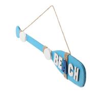 Beaupretty Porte-manteau Outil D'organisation de Vêtements Mural Style Méditerranéen en Bois Crochet Décoratif de Pagaie Bleu Pratique pour Chambre et Camping
