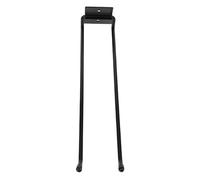 Beaupretty Porte-Outils de Jardin Mural en Fer, Support Mural pour Organiseur D'outils, Noir, Crochets Pliables, pour Balais et Outils de Jardin, Rangement Extérieur et Abri de Chasse