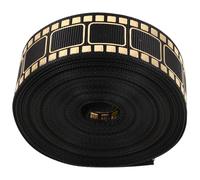 Beaupretty Ruban pour Rouleau de Film, Ruban de Bricolage en Polyester Noir, 10 Yards, 25mm, Style Vintage, pour Emballage Présent et Décorations de Fête, Photographes