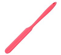 Beaupretty Spatule en Silicone Rouge Manche Long Confortable, Racloir Cuisine Résistant la Chaleur, Facile à Nettoyer, Pâtisserie Cuisson Four