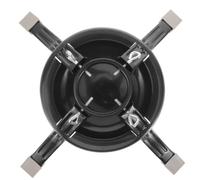 Beaupretty Support pour Arbre de Noël Rond en Fer Vert, Base Réglable | Système à Vis de Serrage, pour Arbre Réel et Drapeaux, Usage Maison ou Événement