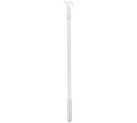 Beaupretty Tringle à Rideau Télescopique et Crochets Robustes Lisse en Alliage D'aluminium Blanc Réglable et Solide pour Salon ou Chambre
