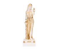 BEAUTIFUL GREEK STATUES Hestia Statue dorée de la déesse du foyer, de la famille et de l'État 15,7 cm