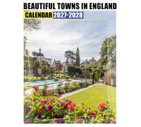 Beautiful Towns In England Calendar 2027 - 2028: Monthly Planner with US Holidays, 24-Month Planner for Home, Office, School, and Family Planning
