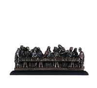 BeautifulGreekStatues The Last Cène Jésus Christ Leonardo da Vinci Finition bronze 25,4 cm