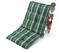 Beautissu 2X Premium Coussin Chaise Jardin Dossier Bas avec Sangles
