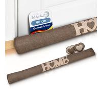 Beautissu Bas de Porte en Coton Contre Le Froid avec Remplissage Boudin | 90cm 1 kg marron comme de fenêtre coussin robuste tenue ferme Poids arrête-vent isolant anti bloqueur isolation Tuuli