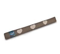 Beautissu Bas de Porte en Coton Contre Le Froid avec Remplissage et Tenue | 120cm Poids 1,2 kg Marron Boudin de Fenêtre Coussin Robuste Ferme arrête bloqueur d'air d'entrée anti isolant Tuuli
