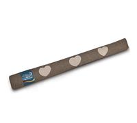 Beautissu Bas de Porte en Coton Contre Le Froid Boudin de Porte ou fenêtre | 90cm poids 1 kg marron robuste avec remplissage et tenue ferme Coussin arrête courant d'air d'entrée rouleau coupe anti Tuuli