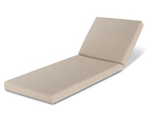 Beautissu Couchage de chaise longue imperméable QD-RL, 190 x 60 cm, beige