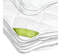Beautissu Couette 4 Saisons Double en Microfibre 2 Parties à Combiner Hiver | 135x200cm été et Couverture Boutons-Pression séparable anti allergie chaude boutons pression réversible toutes BeauNuit JD