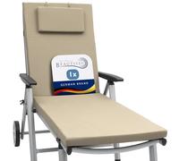 Beautissu Coussin Bain de Soleil Matelas transat Chaise Longue résistance