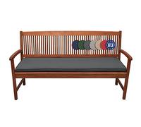 Beautissu Coussin Banc Jardin Loft BK Matelas extérieur pour terrasse, Balcon, véranda - 180x48x5 cm Anthracite - Coussin Exterieur Jardin Confortable