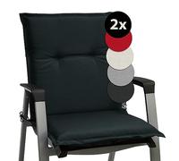Beautissu Coussin d'assise Fauteuil Dossier Bas pour Jardin Balcon Camping
