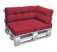 Coussin pour palette Outdoor Coussin latéral ECO Elements, 60x40cm, rouge