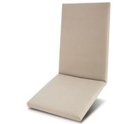 Beautissu Coussin pour chaise haute Premium 100 % imperméable QD-HL, 120 x 50 cm, beige