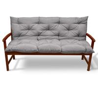 Beautissu Flair BR Coussins de banc Gris clair, 180x50x50cm