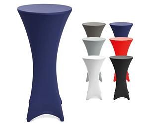 Beautissu Housse Stretch Mange Debout Table Haute bistrot Lavable Deco