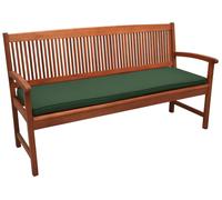 Beautissu Loft BK Coussin de banc Coussin d'assise, 150x48x5cm Vert foncé