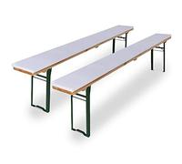 Beautissu Lot de 2 mousses de Rembourrage pour bancs et Housse de bancs
