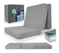 Beautissu Matelas Pliable Pliant lit d'appoint Mousse visqueuse avec Poche