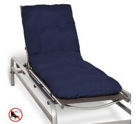 Beautissu Matelas pour chaise longue Deckchair Flair RL, 190x60x8 cm, marron foncé