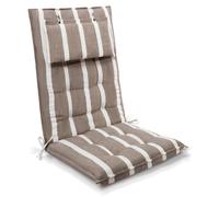 Beautissu Premium Coussin pour dossier haut Sun Sun-HL, 120 x 50 cm, blanc
