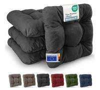Beautissu Premium Set de 4 Galette Chaise Jardin extérieur Robuste Coussin