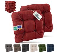 Beautissu Premium Set de 8 Galette Chaise Jardin extérieur résistant aux UV
