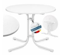 Beautissu Table bistrot extérieur Ronde imperméable Pliante Camping fête