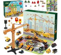 BEAUX ARTS - PAPETERIE,Coffret cadeau de Noël 2025, jouets de voiture, 24 camions jouets,CALENDRIER - BLOC EPHEMERIDE CALENDRIER