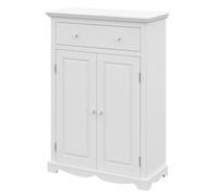 Beaux Meubles Pas Chers Buffet Le Parisien Charme Blanc 2 Portes 1 Tiroir 2 Tablettes 94 x 134 x 42 cm