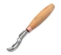 BeaverCraft Compact short bent gouge. Sweep no 8 (14mm)