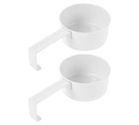 Beavorty 2 Pièces Cuillère Doseuse de Lessive en Fer Blanc, Suspendue, Multiusage