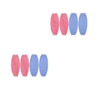 Beavorty 4 Paires Surmanches Imperméables à L'huile en Coton Lin, Motif | Confortables et Faciles à Nettoyer, Usage la Cuisine et Ménage, Protection Pratique pour Bras, Style à Carreaux