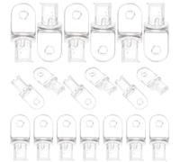 Beavorty Accessoires de Baguette Magique pour aveugles 20 pièces en PP Blanc pour Stores à l'intérieur de la Maison avec Fonction d'inclinaison et d'ouverture