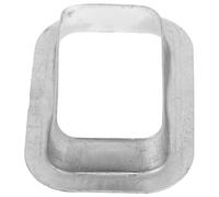 Beavorty Adaptateur de Gouttière de Toit, Partie de Remplacement de Gouttière d'Évacuation d'Eau Pluviale en Alliage d'Aluminium Argent, Design Simple, pour Toit et Mur Extérieur