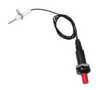 Beavorty Allumeur à Pression Noir en Abs et Métal pour Cuisinière Gaz | Kit D’allumage à Étincelle, Portable et Réutilisable, Usage la Cuisine et Camping