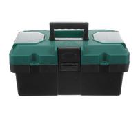 Beavorty Boîte à Outils Portative 14 Pouces en Plastique Noir | Mallette de Rangement Spacieuse, Usage Maison et Déplacement, Conteneur Pratique pour Essentiels