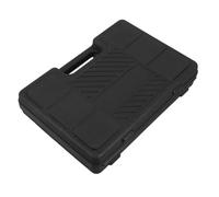 Beavorty Boîte de Rangement avec Compartiments Divisés Portable pour Outils Pneumatiques en Plastique Noir 150/190/250 et Compatible pour Réparations à Domicile et Industrielles