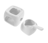 Beavorty Brûleur D'huiles Essentielles Fonctionnement Pratique Blanc en Céramique pour Diffusion D'arôme comme Présent de Pendaison de Crémaillère et Décoration Intérieure