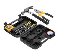 Beavorty Coffret Outils Complet Multi-Fonction en Plastique et Fer pour Réparation Automobile, Présent Fête des Pères Trousse à Outils Automobile Solide