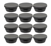 Beavorty Lot de 12 Bouchons de Vidange pour Climatiseur en Caoutchouc Gris, Diamètre 20 Mm, Kit de Remplacement pour Évacuation D’eau, Étanchéité Anti-goutte, Accessoires pour Unités