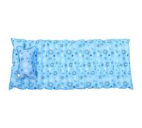 Beavorty Matelas d'eau Rafraîchissant en PVC Pliable pour Adultes et Garçon et Filles, Matelas D'été Recyclable pour Dortoir et Camping, Confortable et Facile à Transporter