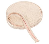 Beavorty Mèche de Lampe à Huile en Coton Plat Beige, Accessoire Vintage pour Lampes à Huile à Kérosène, Distribution de Flamme Uniforme, pour Restauration Maison