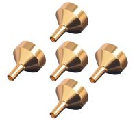 Beavorty Mini Entonnoir Expérimental 5 Pièces en Alumite Doré pour Petits Contenants et Huiles Essentielles Cuisine